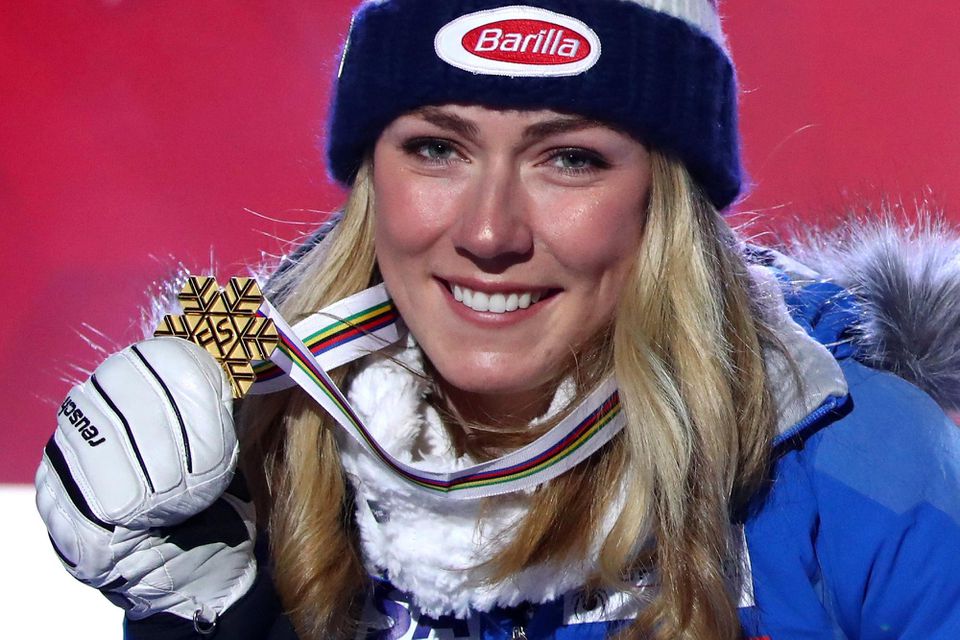 Najlepšia a najvšestrannejšia zjazdová lyžiarka súčasnosti Mikaela Shiffrinová na svetovom šampionáte v Aare.