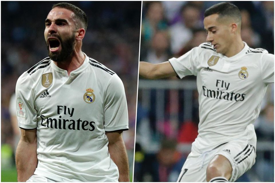 Krídelník Lucas Vazquez a obranca Dani Carvajal budú chýbať španielskemu futbalovému klubu Real Madrid niekoľko týždňov.