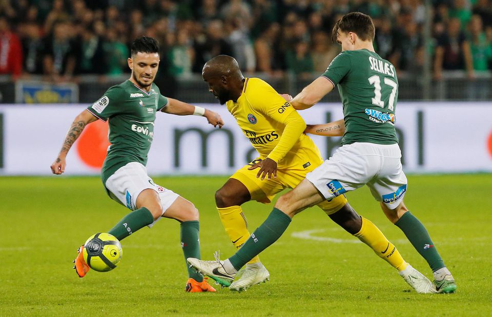 AS St. Etienne vs Paríž Saint Germain, Lassana Diarra