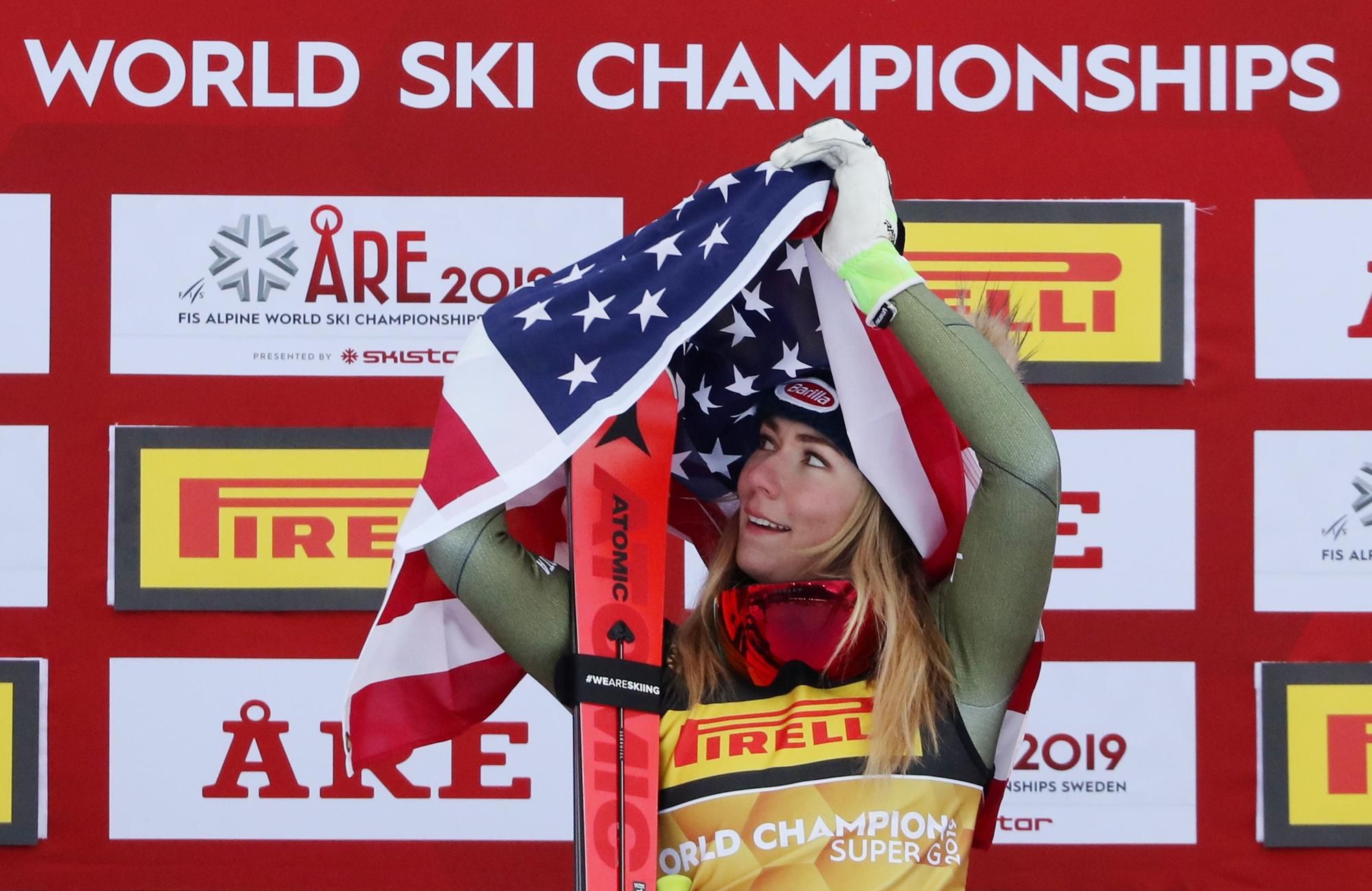 Mikaela Shiffrinová vo švédskom Aare.