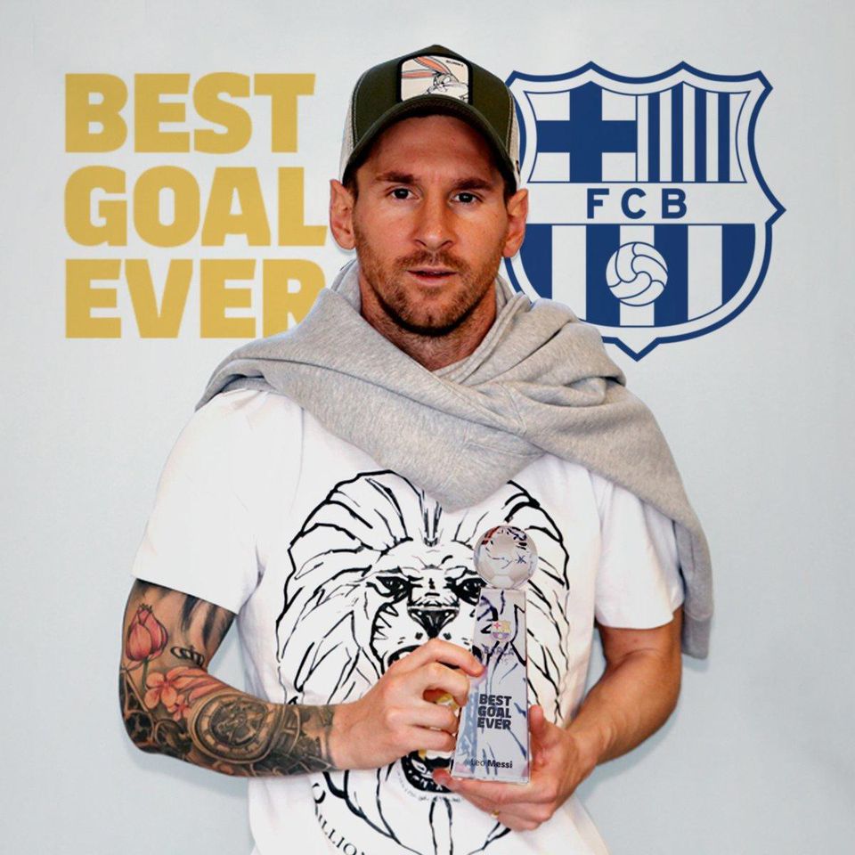 Lionel Messi s cenou pre najlepší gól v histórii Barcelony.