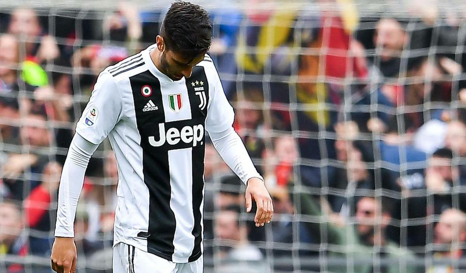 Smutný hráč Juventusu