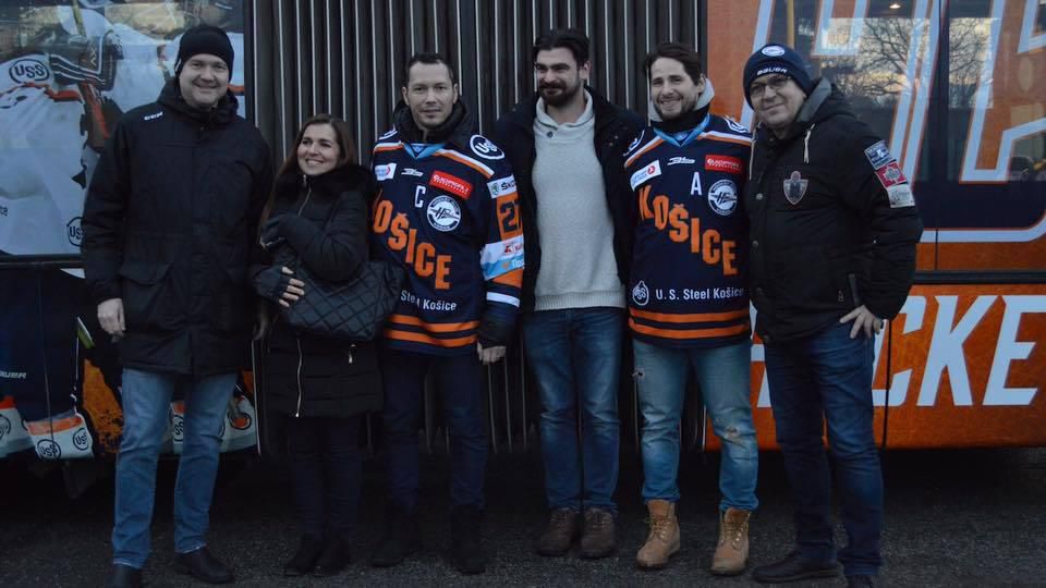 Ladislav Nagy a Gabriel Spillar vypravil nový autobus s polepom HK Košice.