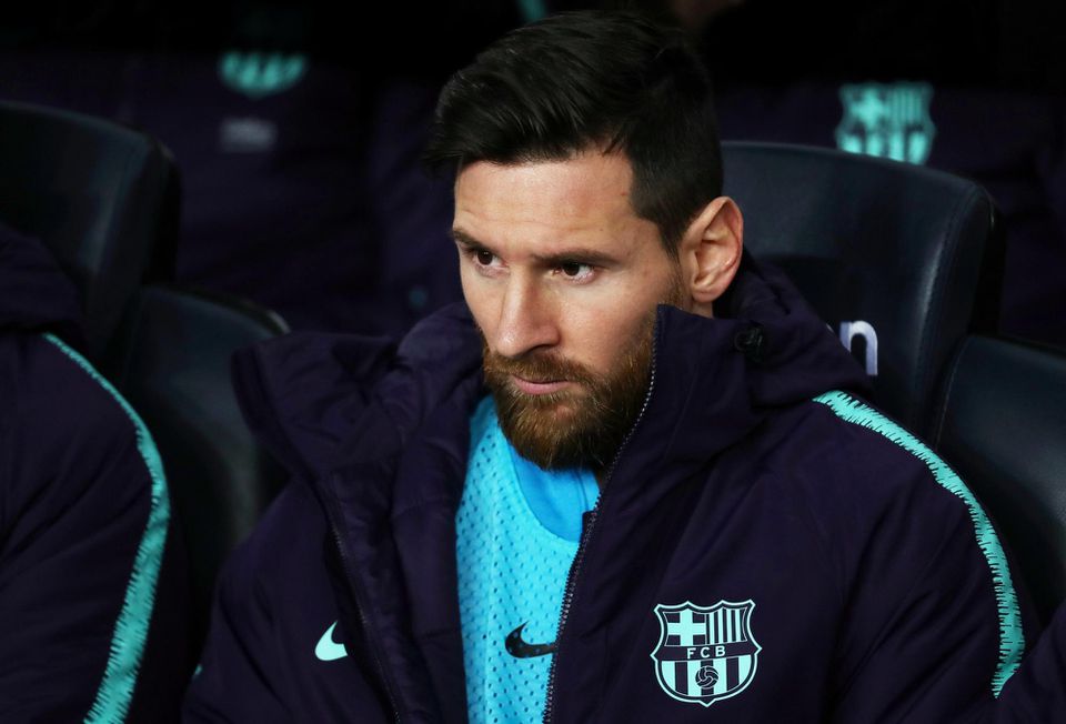 Lionel Messi na lavičke