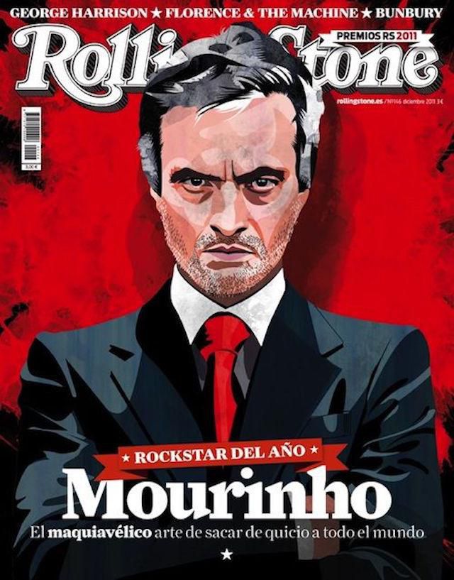 Jose Mourinho ako rocková hviezda.