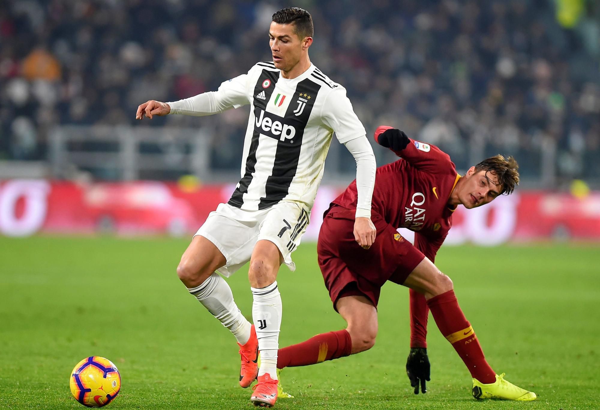 Cristiano Ronaldo (Juventus), Patrik Schick (AS Rím