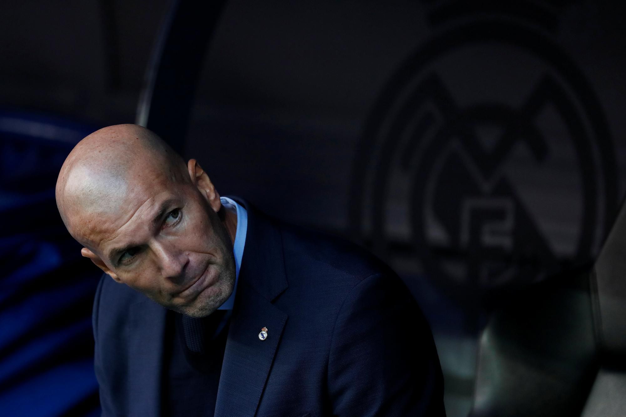 Tréner Realu Madrid Zinedine Zidane.