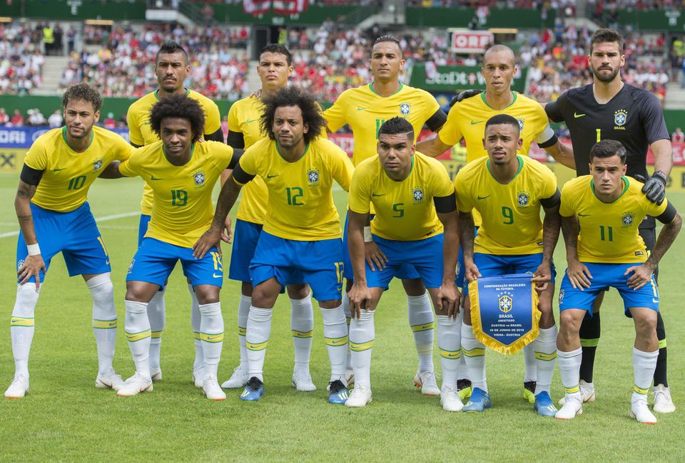 Brazílsky futbalový tím.