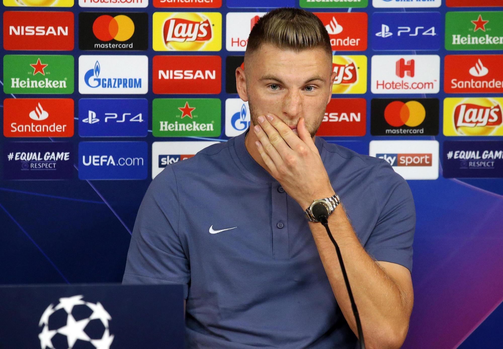 slovenský futbalový obranca Milan Škriniar