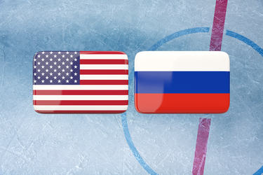 USA - Rusko (MS v hokeji 2020)