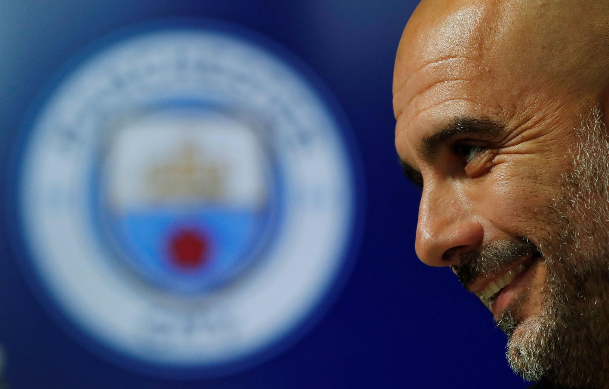 Pep Guardiola, tréner Manchestru City