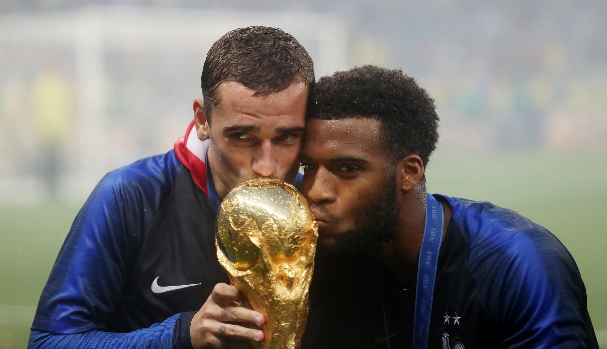 Antoine Griezmann a Thomas Lemar.