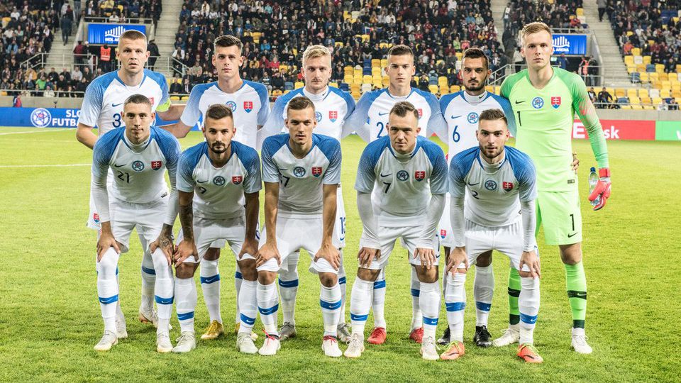 Futbalisti Slovenska do 21 rokov.