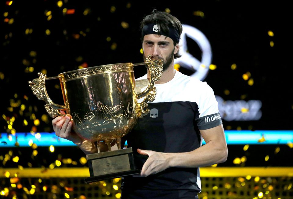 Gruzínsky tenista Nikoloz Basilašvili sa stal víťazom dvojhry na turnaji ATP v Pekingu.