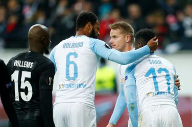 Hubočan pri debakli Marseille na ihrisku stopercentného Eintrachtu Frankfurt