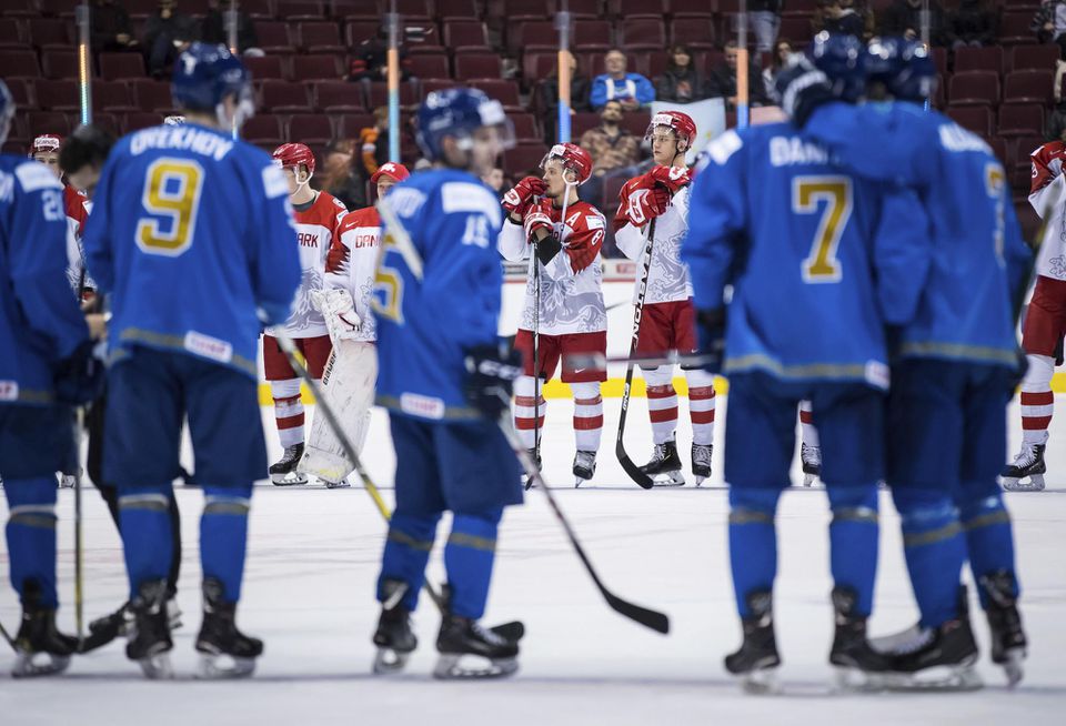 Dánsko - Kazachstan na MS v hokeji do 20 rokov