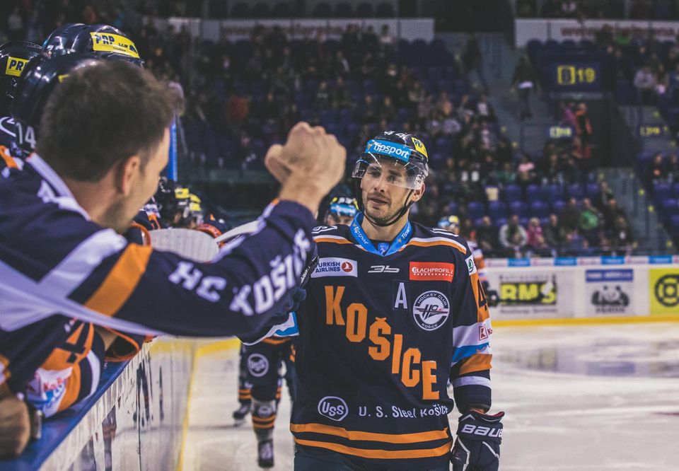 Gabriel Spilar v drese HC Košice.