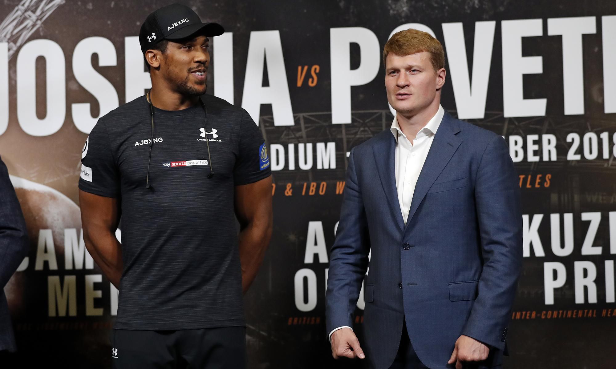 Anthony Joshua a Alexander Povetkin