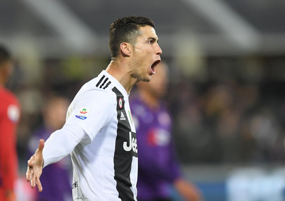 Cristiano Ronaldo v drese Juventusu.