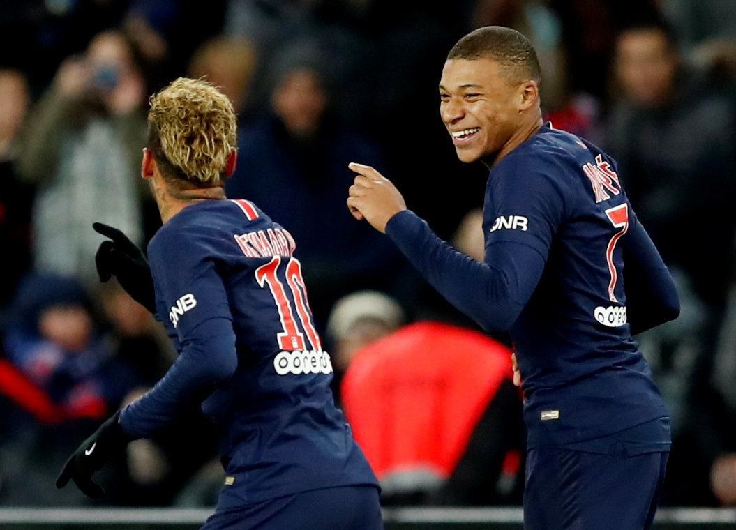 Neymar a Mbappé.