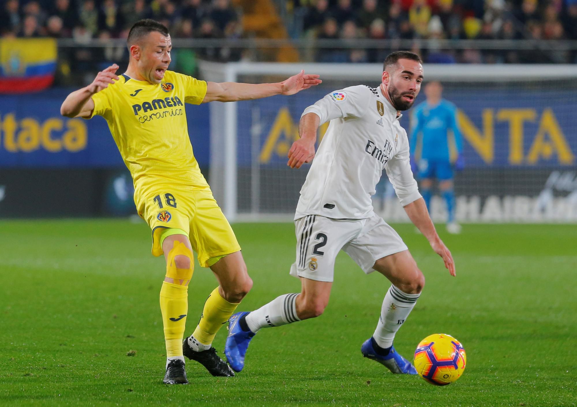 Dani Carvajal (Real Madrid) a Javi Fuego (Villarreal).