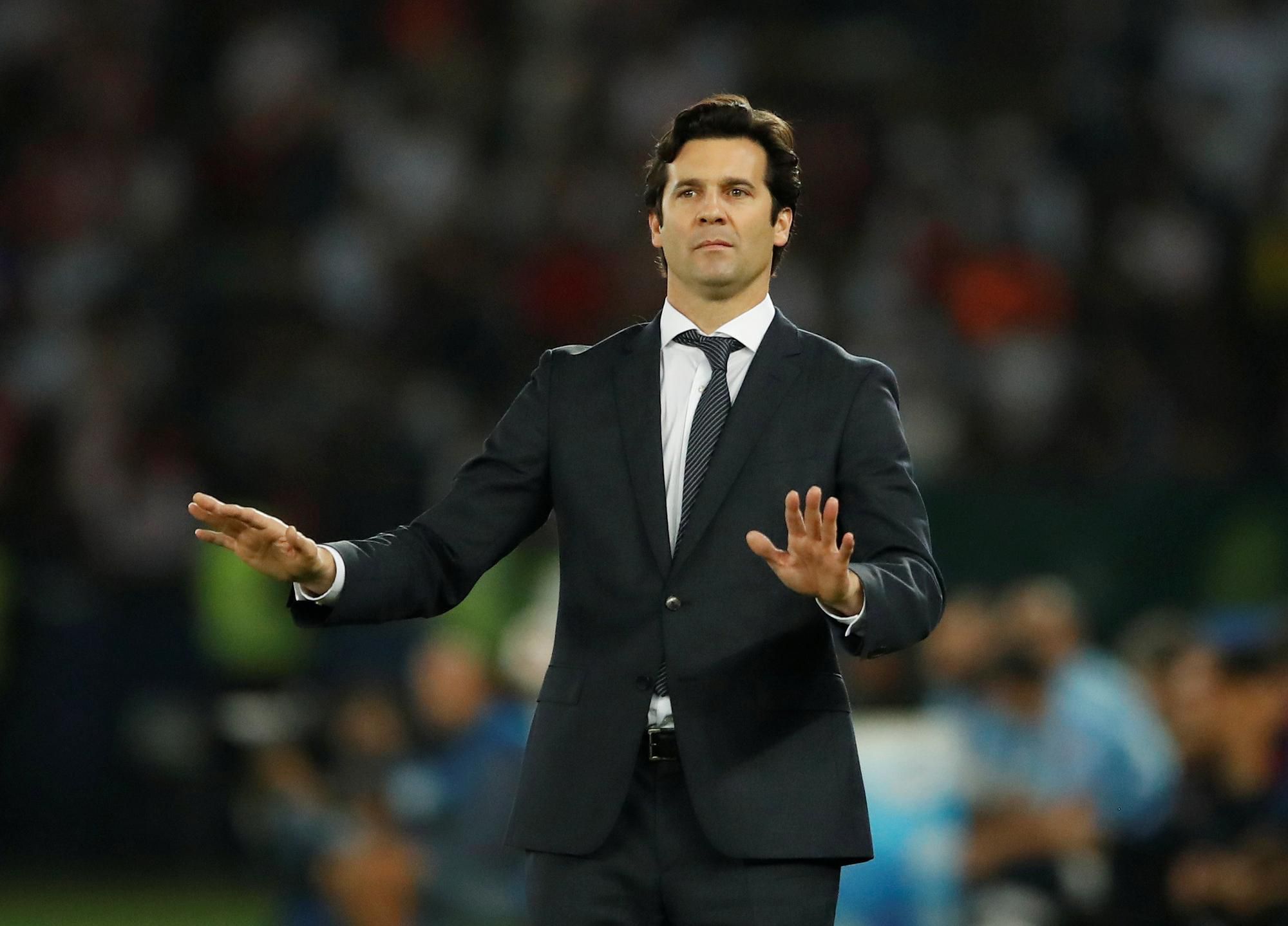 Tréner Realu Madrid Santiago Solari.