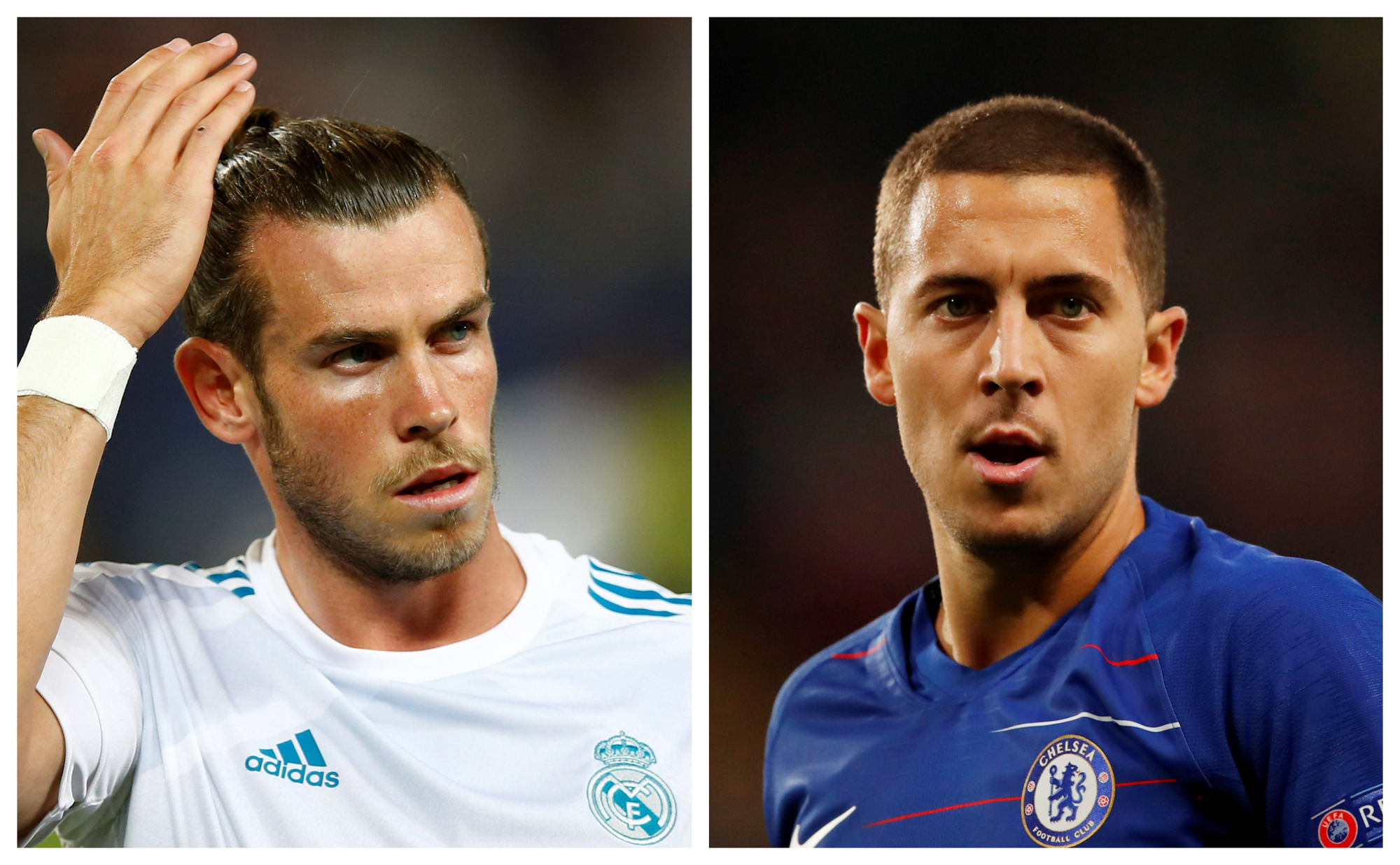 Gareth Bale (Real Madrid) / Eden Hazard (FC Chelsea)