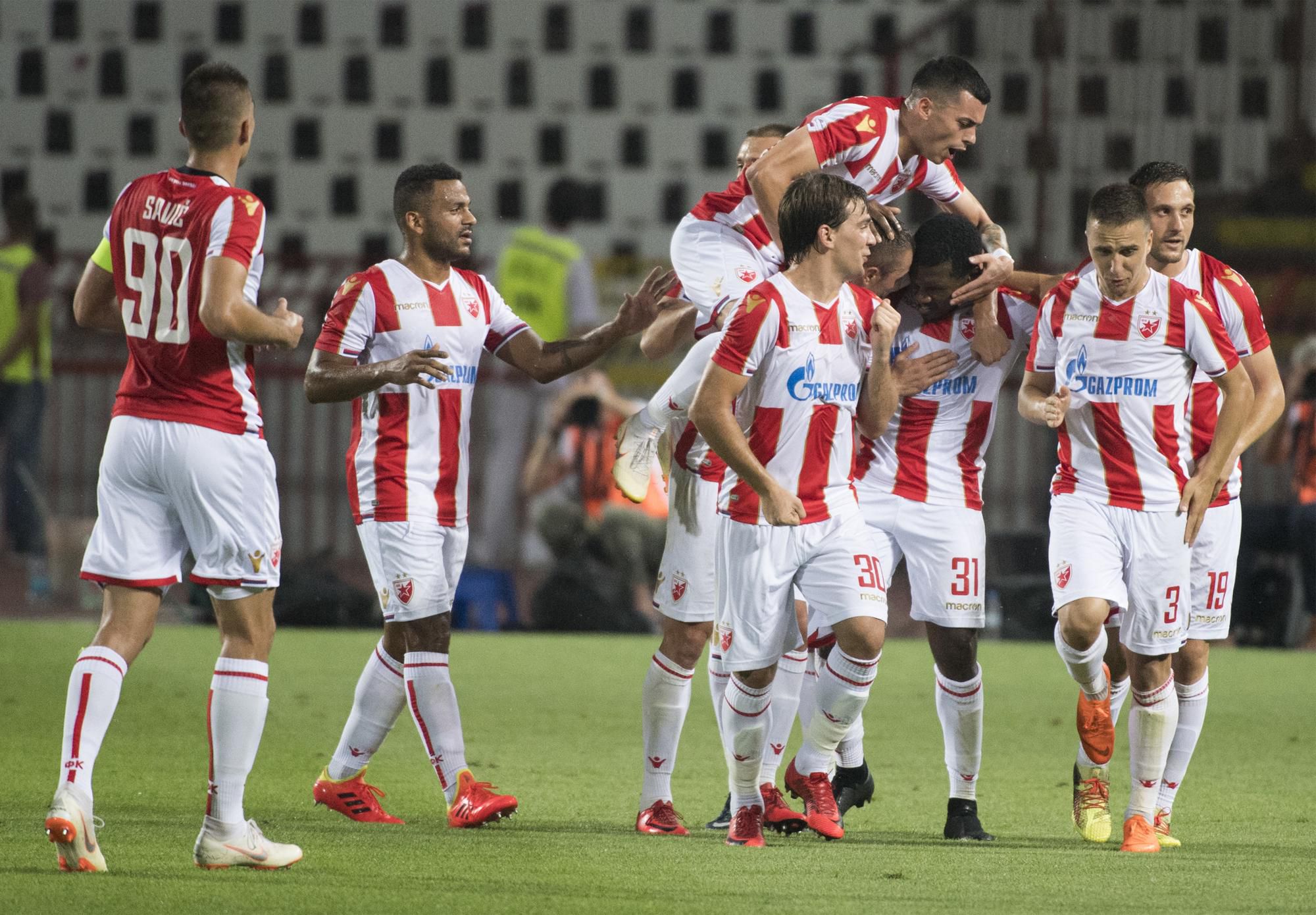 Futbalisti Crvenej zvezdy Belehrad