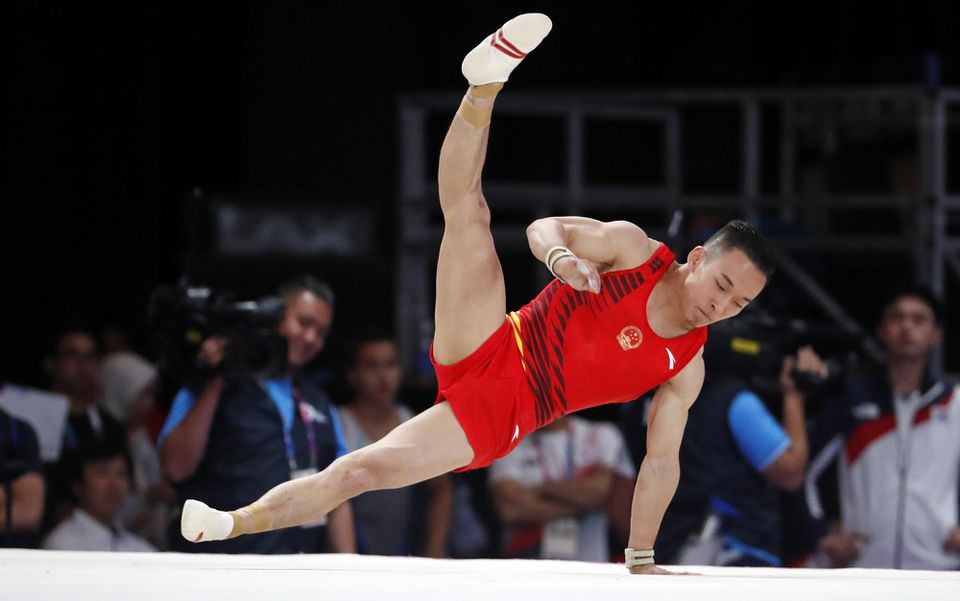 Športová gymnastika Čína.