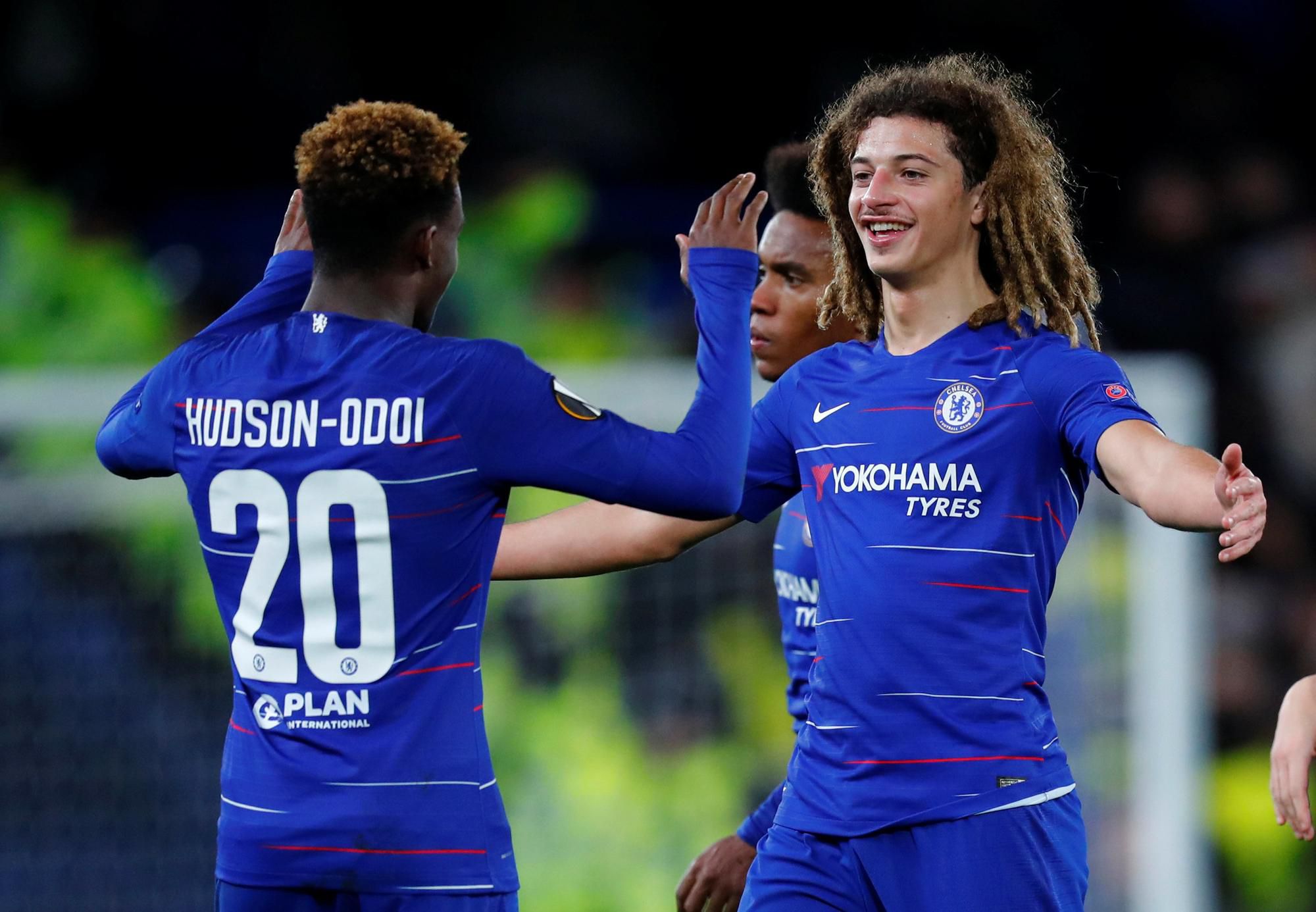 radosť hráčov Chelsea