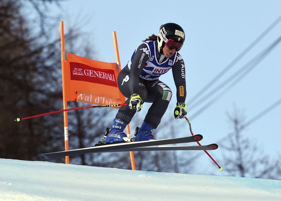Talianska lyžiarka Elena Fanchiniová.