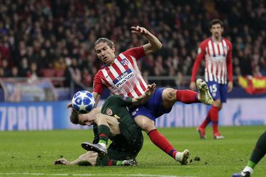 Obranca Atlética Madrid Luis má zranený stehenný sval