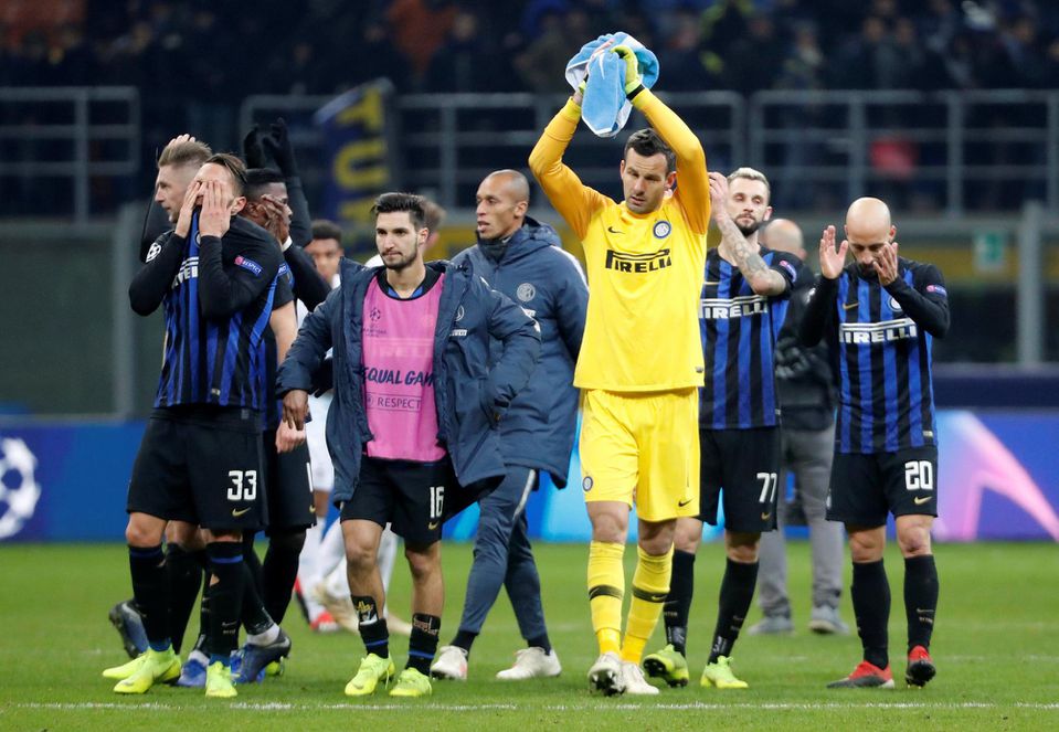 sklamaní futbalisti Interu Miláno