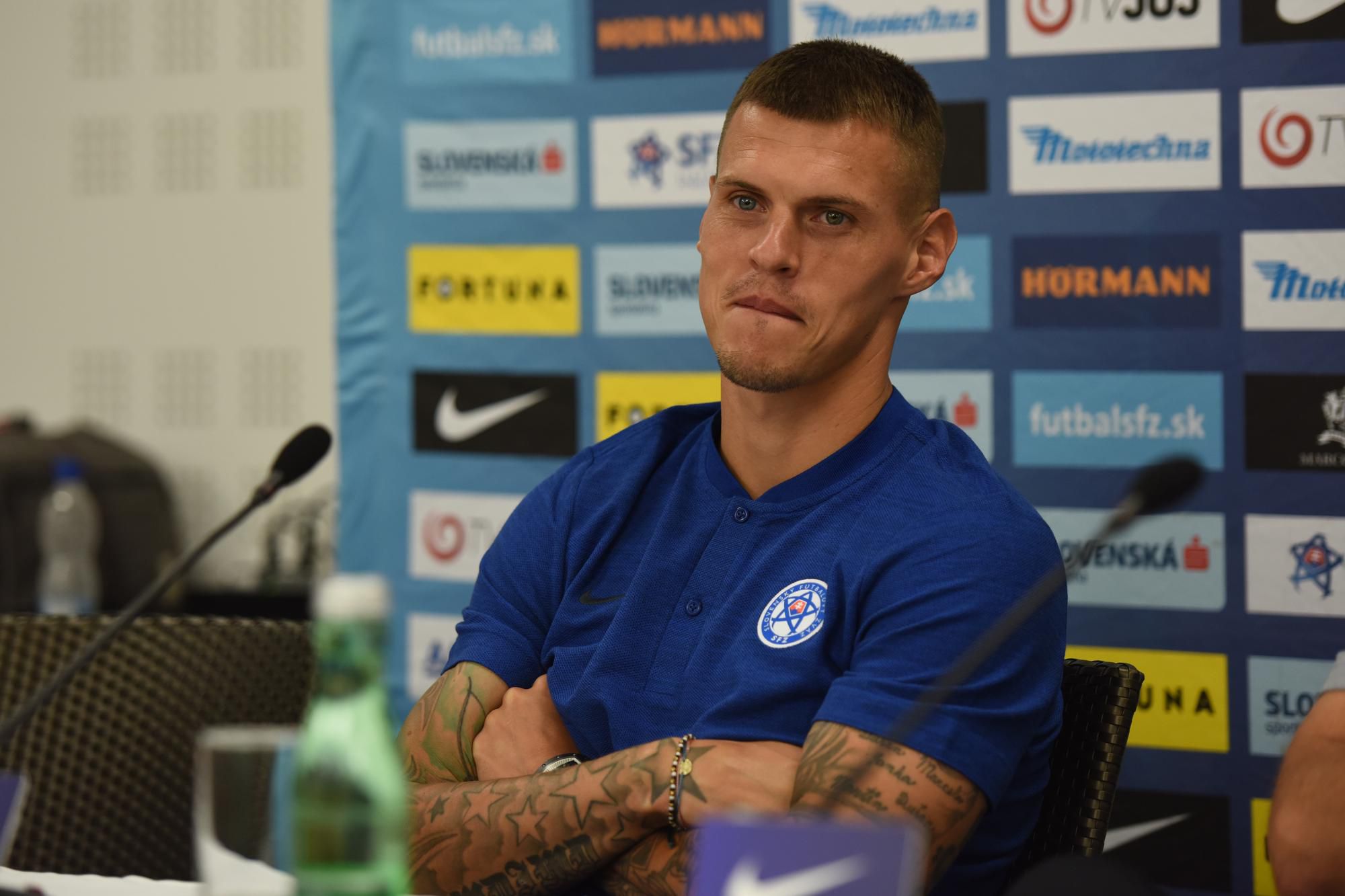 Kapitán slovenskej futbalovej reprezentácie Martin Škrtel