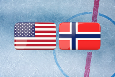 USA - Nórsko (MS v hokeji 2020)