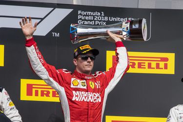 Veľká cena USA: Parádny triumf Räikkönena na Ferrari, Hamilton oslavy odkladá