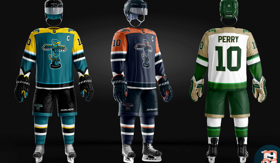 Nové dresy Seattlu pre NHL.