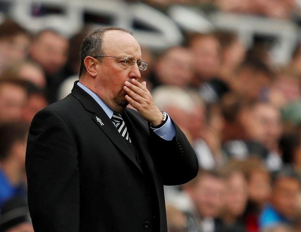 Tréner anglického futbalového klubu Newcastle United Rafael Benitez.