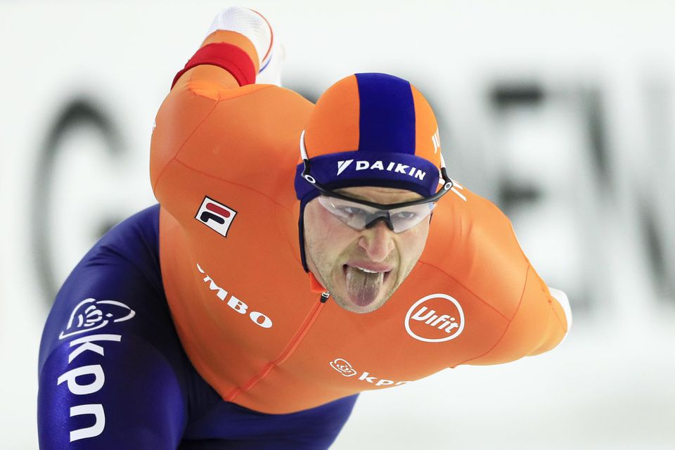 Holandský rýchlokorčuliar Sven Kramer.