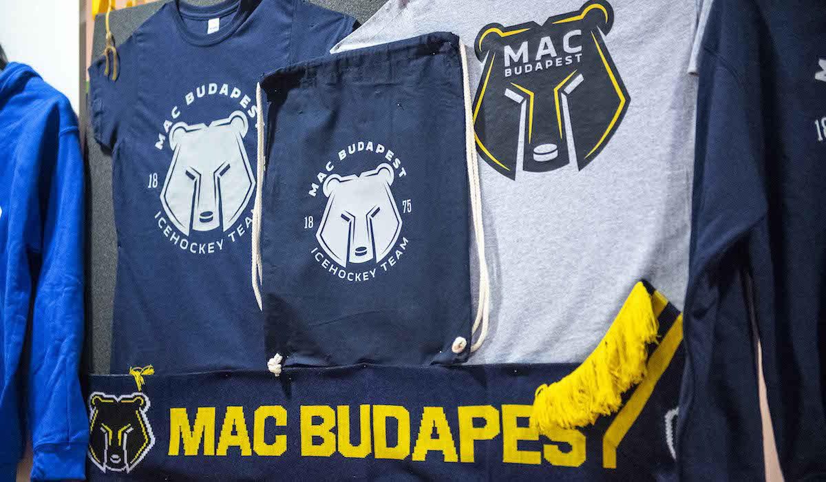 Klubový fanshop MAC Budapešť.