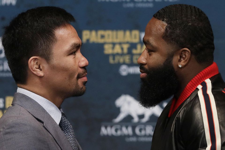Manny Pacquiao a Adrien Broner.