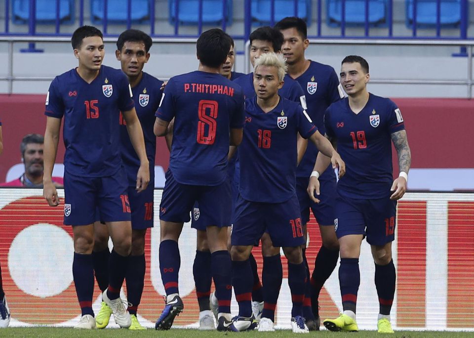 Futbalisti Thajska na Ázijskom pohári.