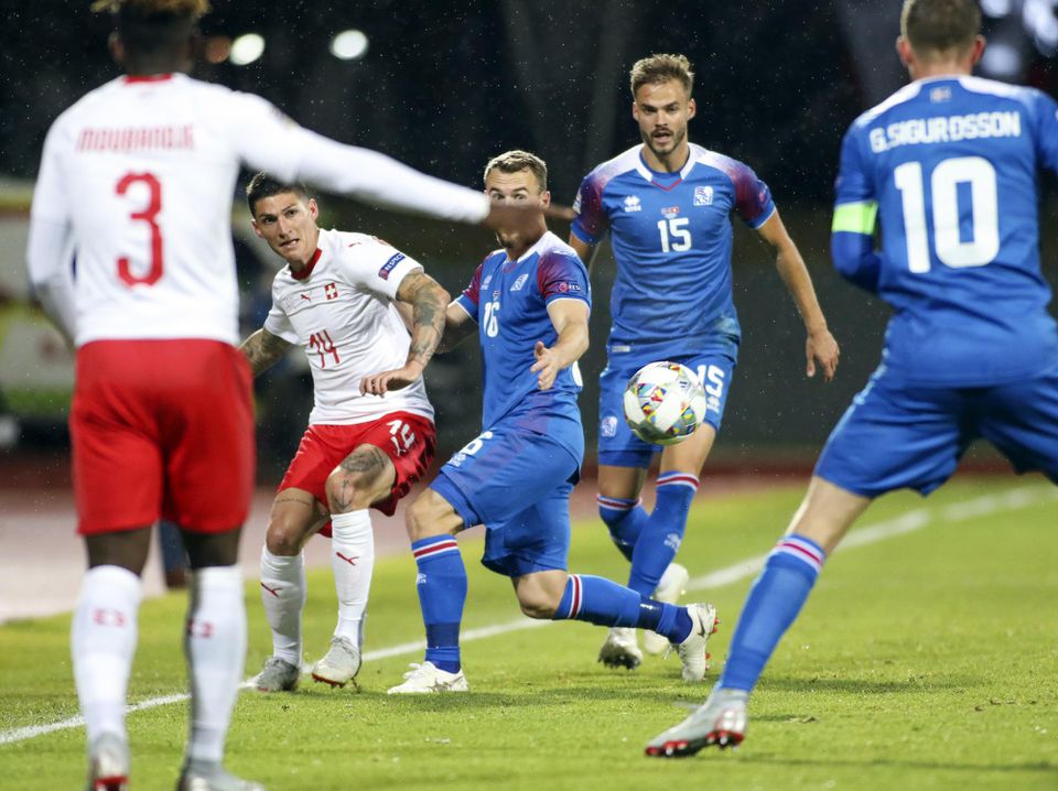 Island v zápase proti Švajčiarsku