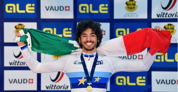 Talentovaný 18-ročný taliansky cyklista Samuele Manfredi.