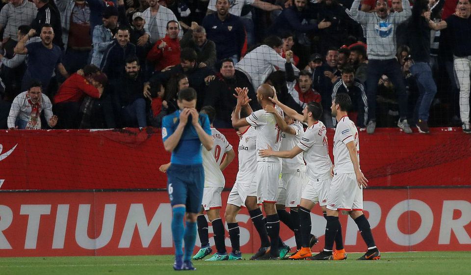 Sevilla oslavuje víťazstvo nad Realom Madrid
