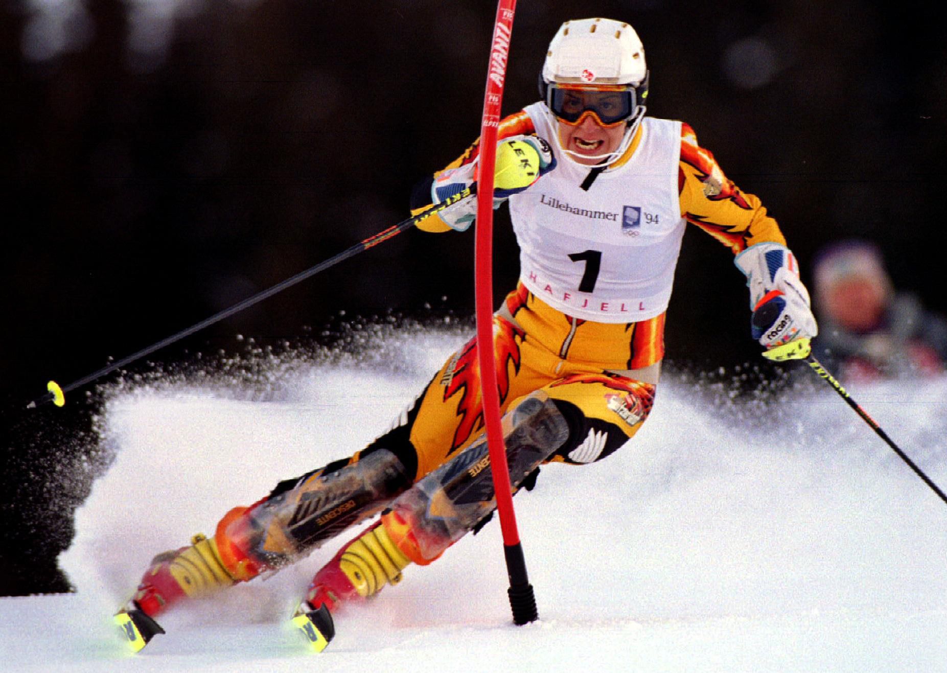 Švajčiarska lyžiarska legenda Vreni Schneiderová.