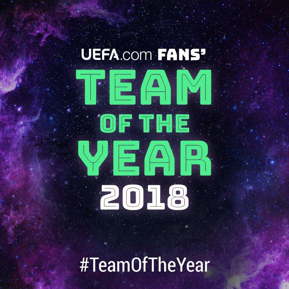 UEFA TEAM OF THE YEAR 2018.