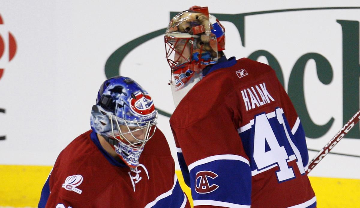 Carey Price a Jaroslav Halák ešte počas spoločných čias v Montreale.