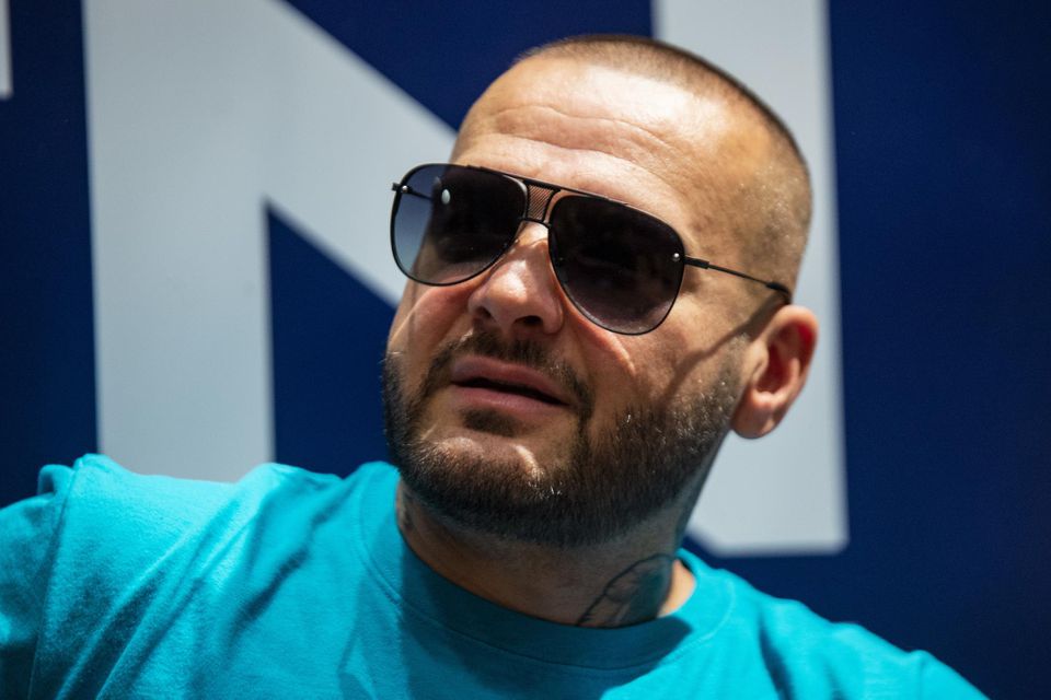 Promotér turnaja XFN a raper Patrik Rytmus Vrbovský.
