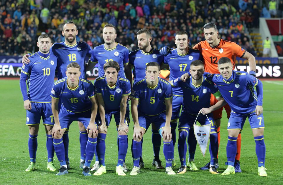 Futbalisti Kosova.